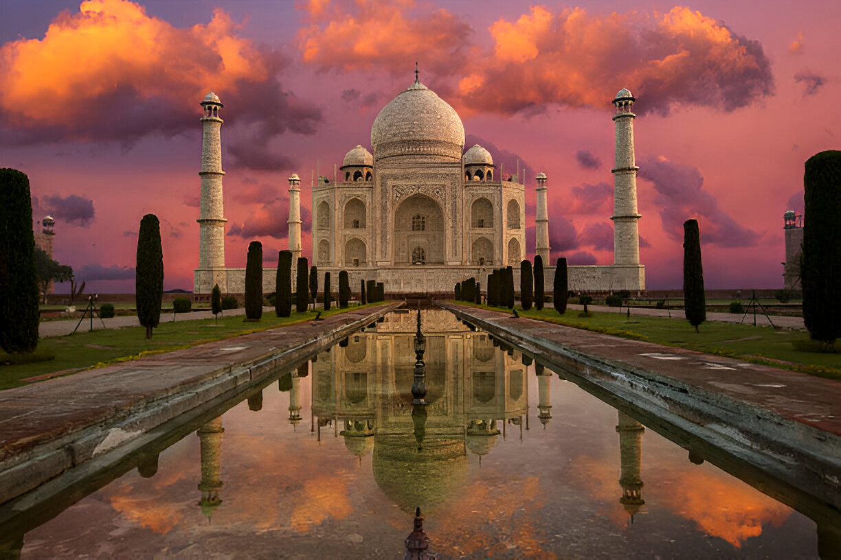 Visiting the Taj Mahal