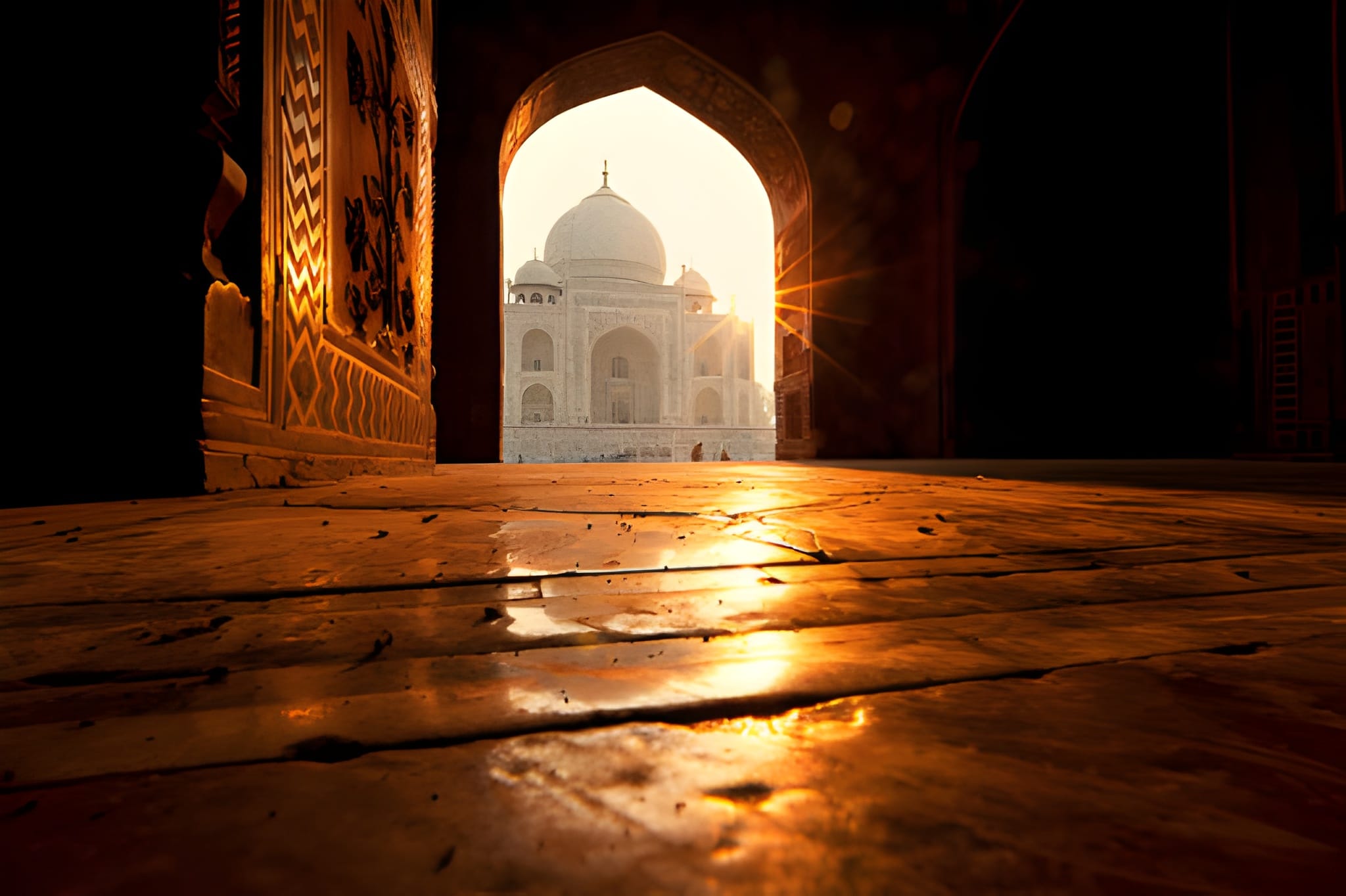 Day at the Taj Mahal