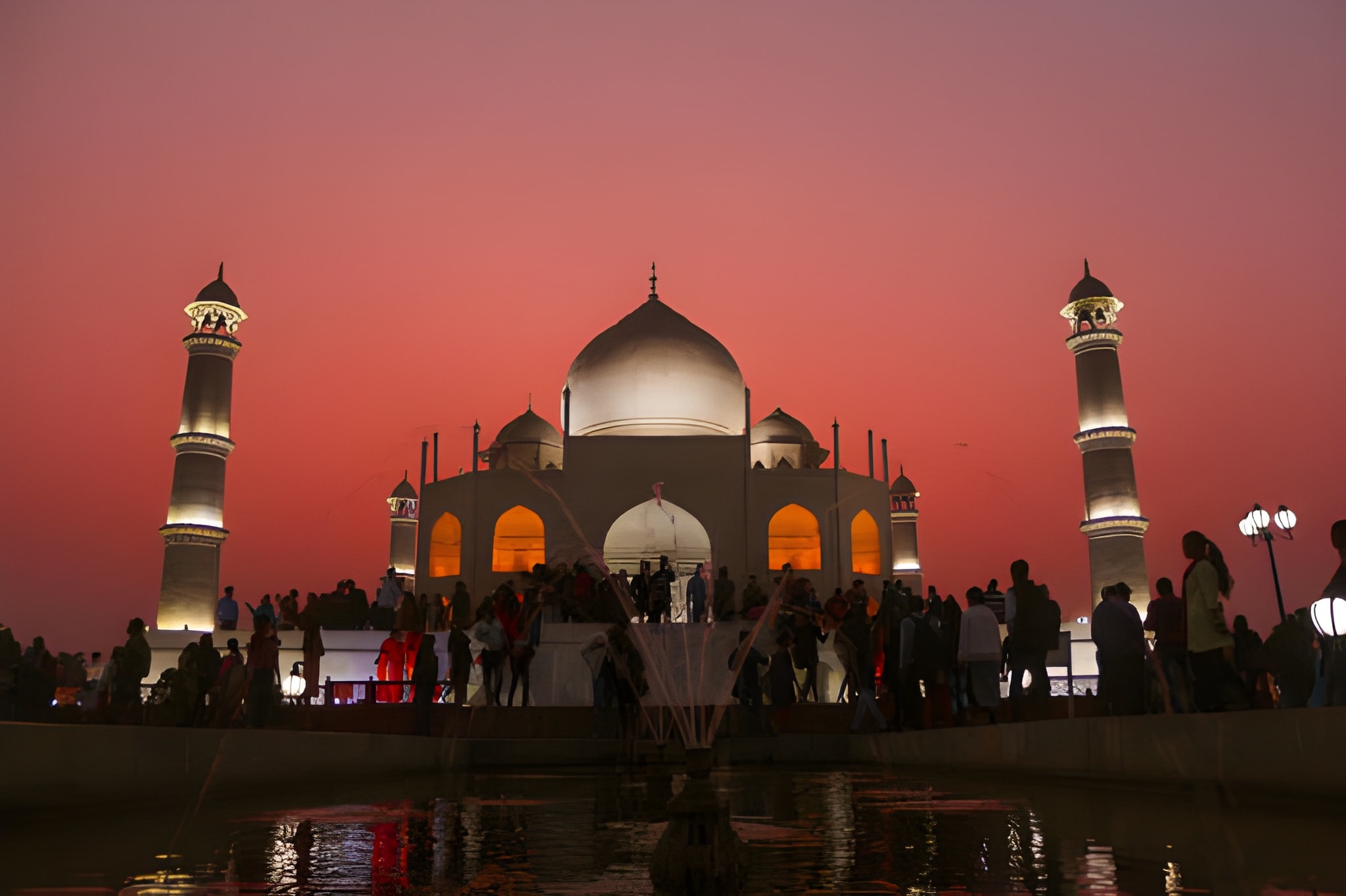 Celebrate at the Taj Mahal