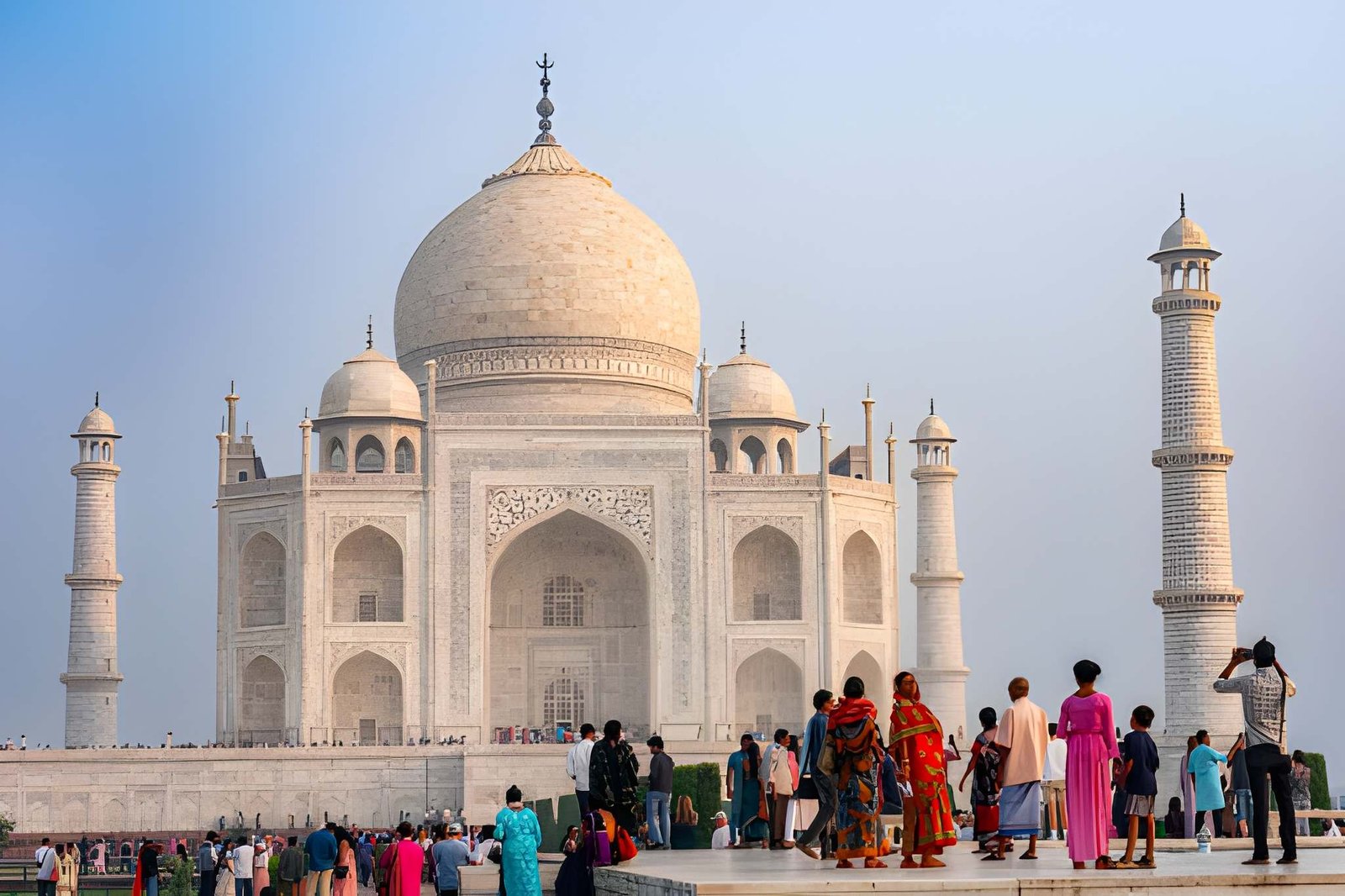 Taj Mahal Visitors