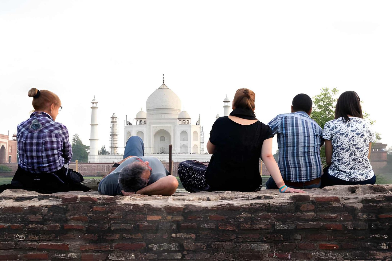 Taj Mahal With Friends