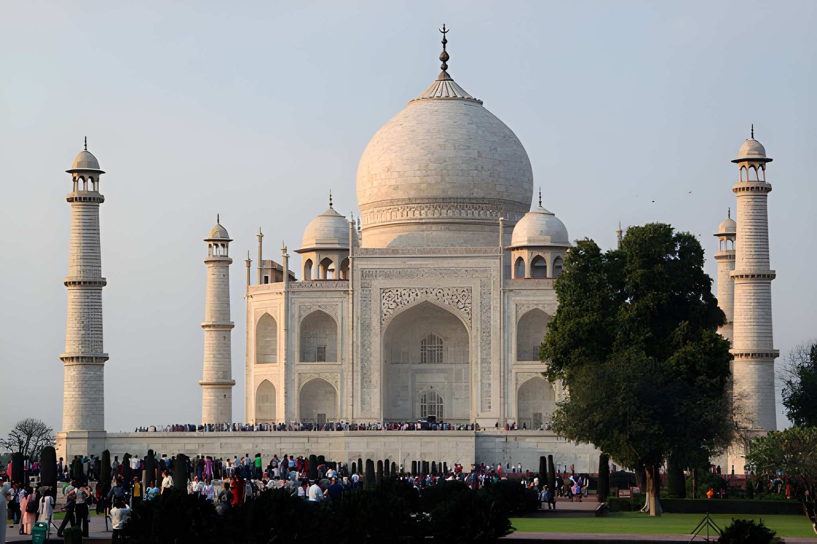 Admire the Taj Mahal