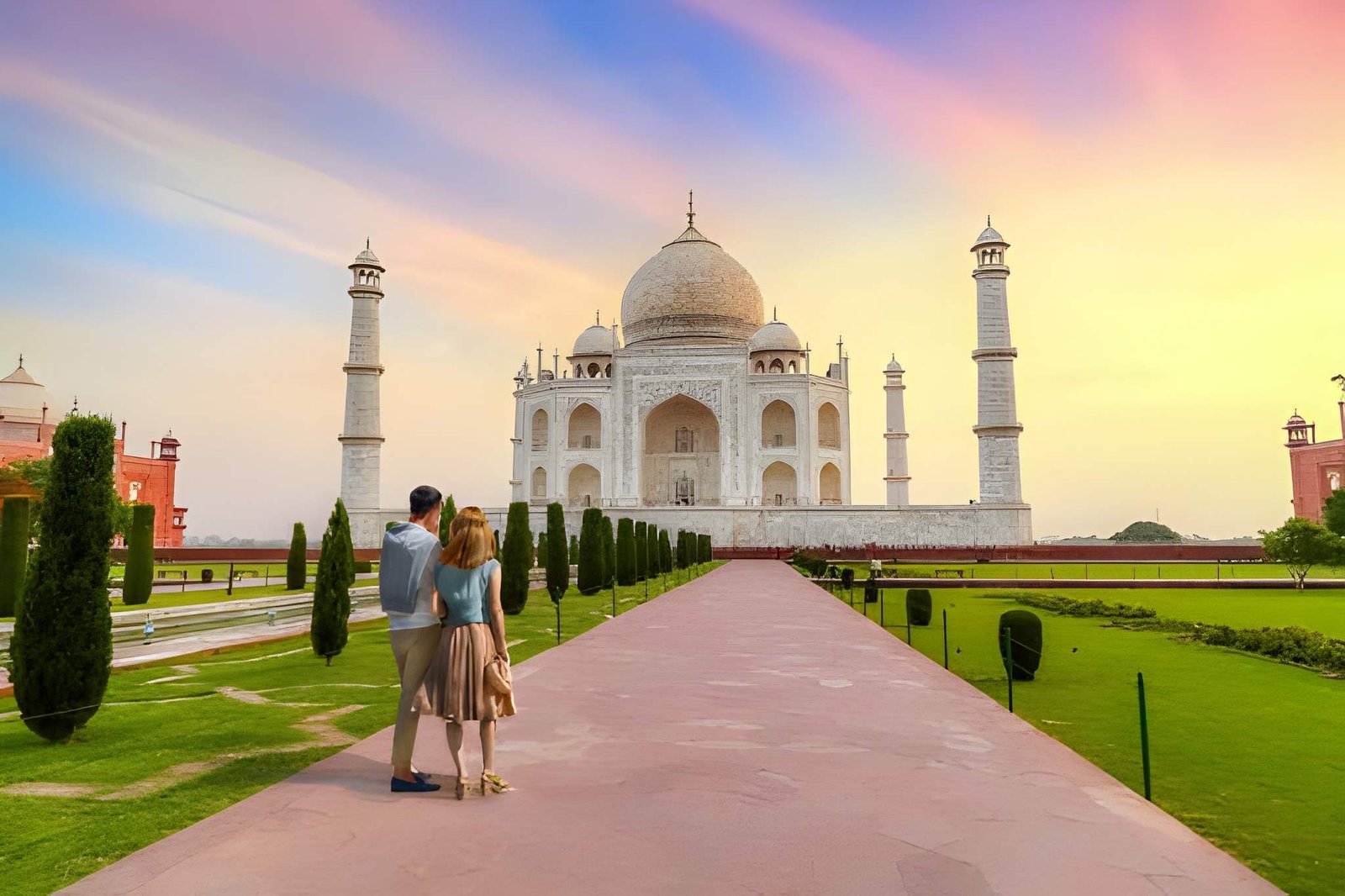 Couples Trip to the Taj Mahal