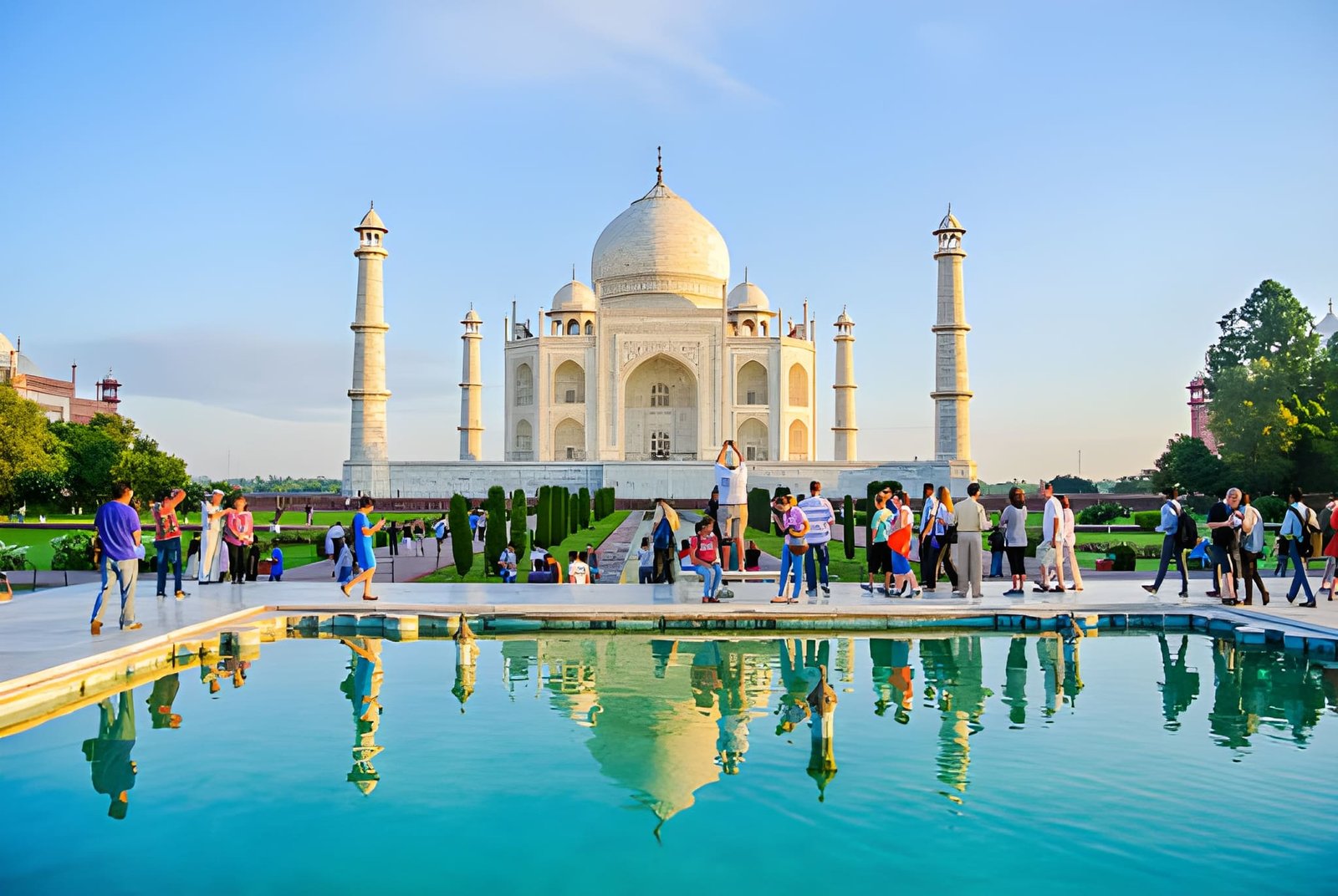 Peak Season at the Taj Mahal